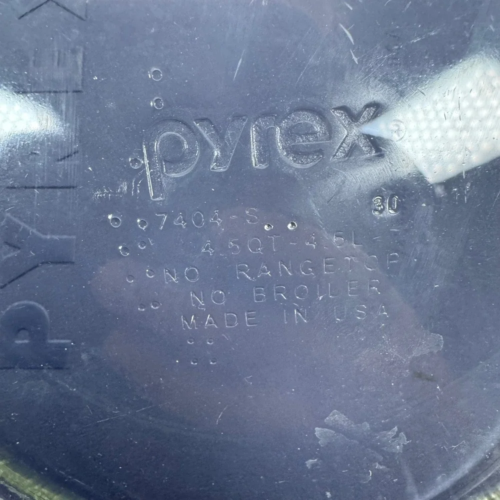 Vintage Pyrex Portables Food Carrier 4.5QT Navy Blue Insulated Bag Bowl 7404-S